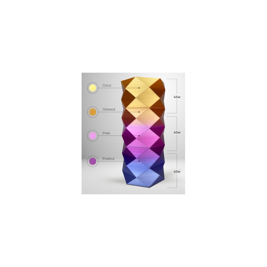Filamente Azurefilm SILK Rainbow Multicolor