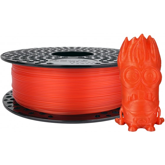 Filament AZUREFILM PLA, Rosu Transparent - 1kg