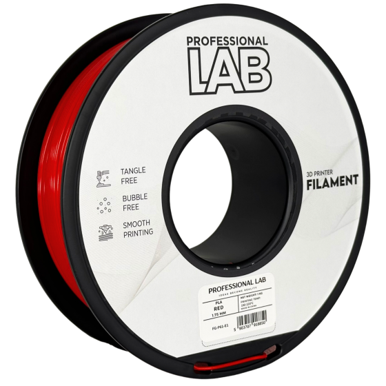Filament PROFESSIONAL LAB PLA Red (Rosu) - 1kg