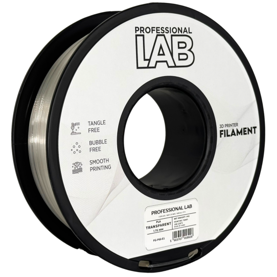 Filament PROFESSIONAL LAB PLA Transparent - 1kg