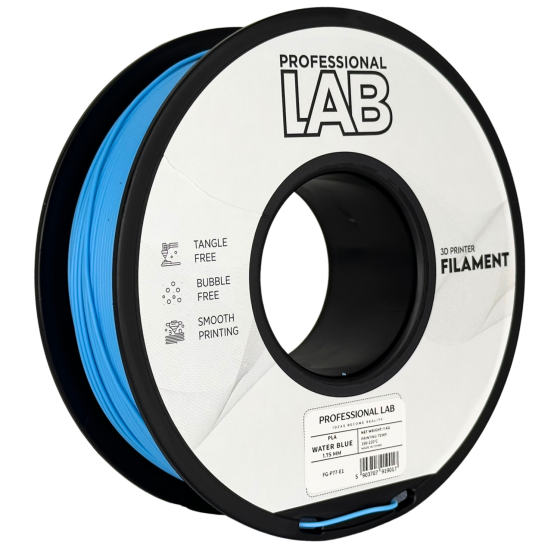 Filament PROFESSIONAL LAB PLA Water Blue (Albastru apa) - 1kg