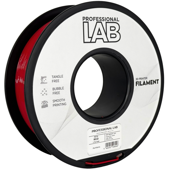 Filament PROFESSIONAL LAB PETG Red (Rosu) - 1kg