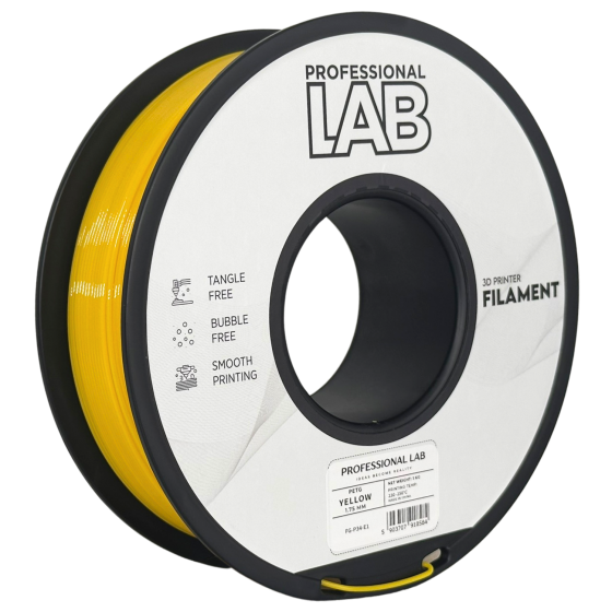 Filament PROFESSIONAL LAB PETG Yellow (Galben) - 1kg