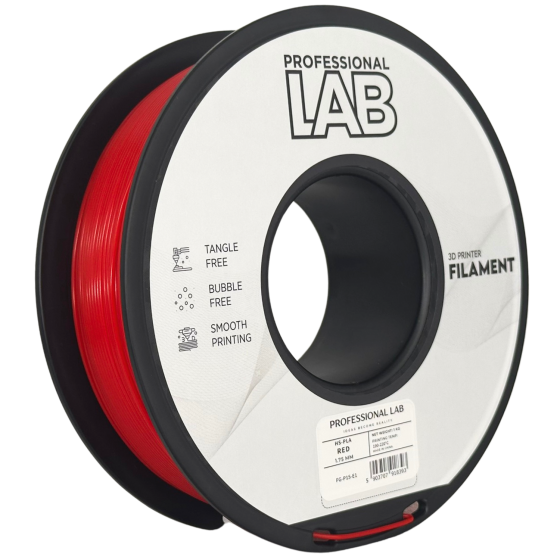 Filament PROFESSIONAL LAB HS-PLA Rosu (Red) - 1kg