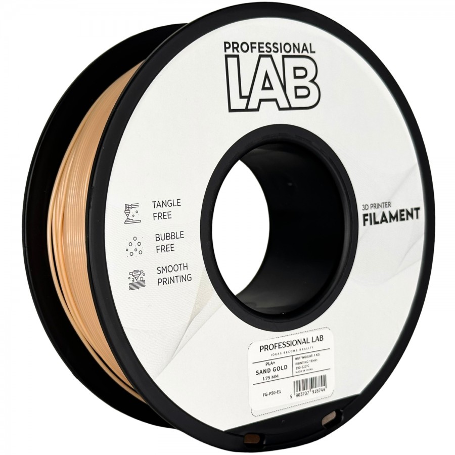 Filament PROFESSIONAL LAB PLA+ Nisip Auriu (Sand Gold) - 1kg