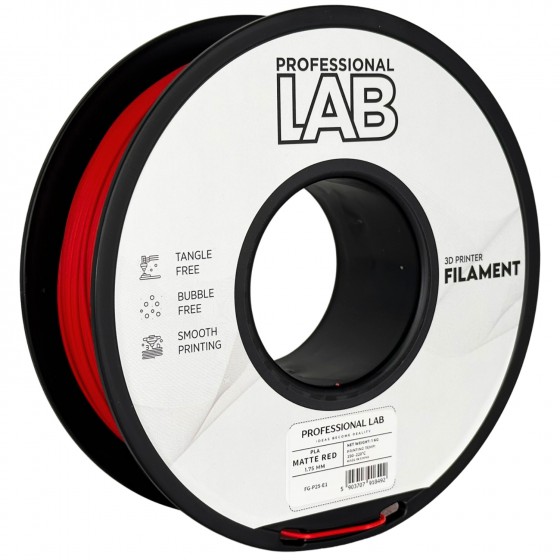 Filament PROFESSIONAL LAB PLA Matte Red (Rosu Mat) - 1kg