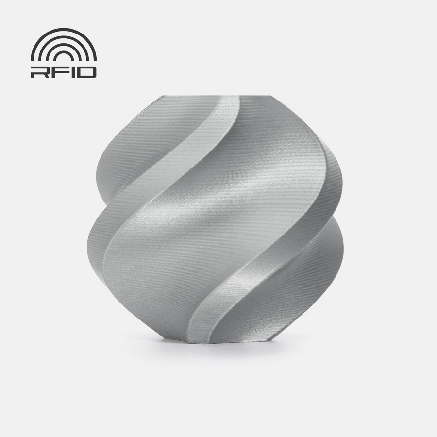 Filament BAMBU LAB PLA Basic, Silver, Refill - 1kg