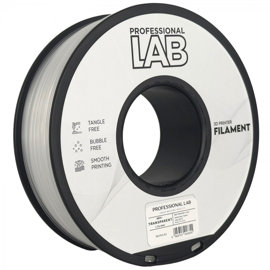 Filament Professional Lab ABS+ Transparent - 1kg