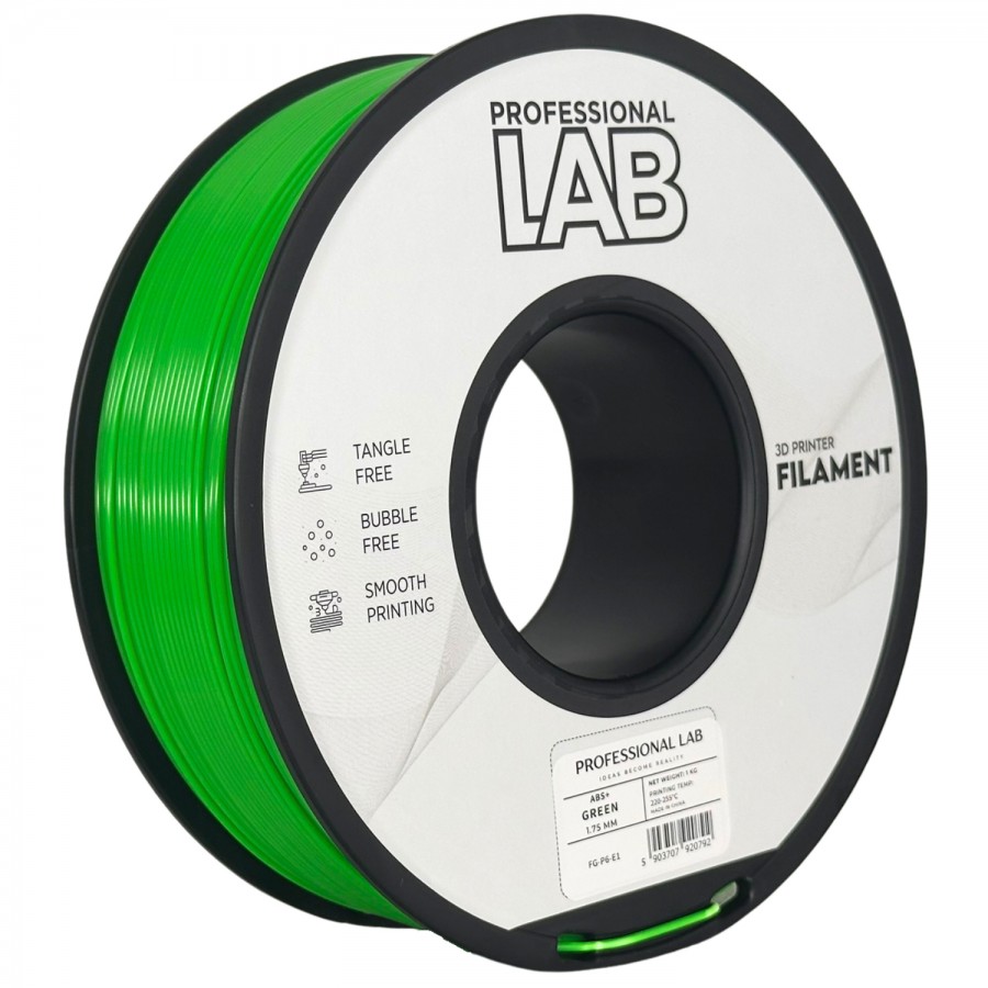 Filament Professional Lab ABS+ Verde (Green) - 1kg