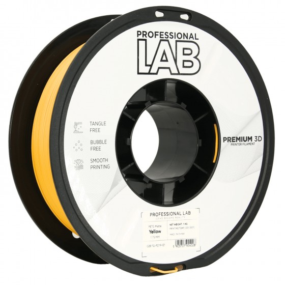 Filament Professional Lab PETG Galben Mat (Matte Yellow) - 1kg