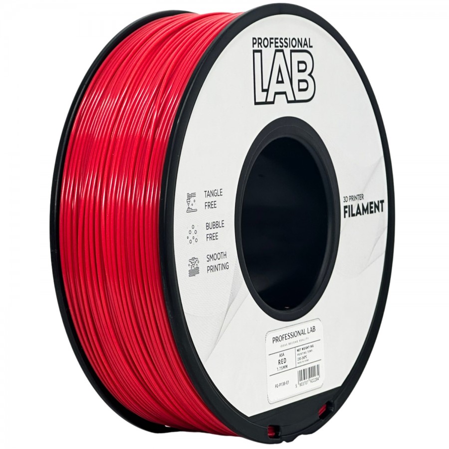 Filament Professional Lab ASA Rosu (Red) - 1kg