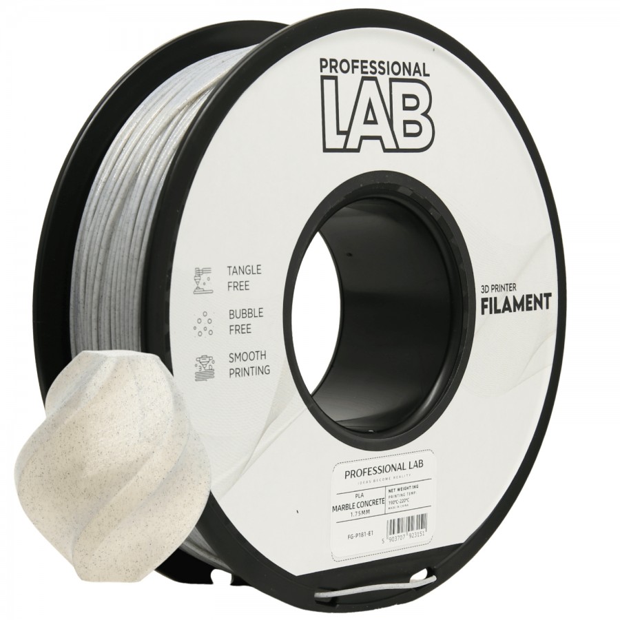 Filament Professional Lab PLA MARBLE Beton (Concrete) - 1kg