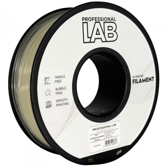 Filament Professional Lab PLA Verde Luminos (Luminous Green) - 1kg