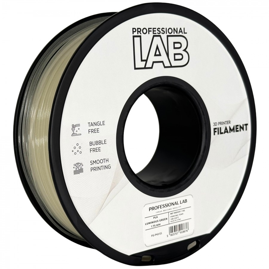 Filament Professional Lab PLA Verde Luminos (Luminous Green) - 1kg