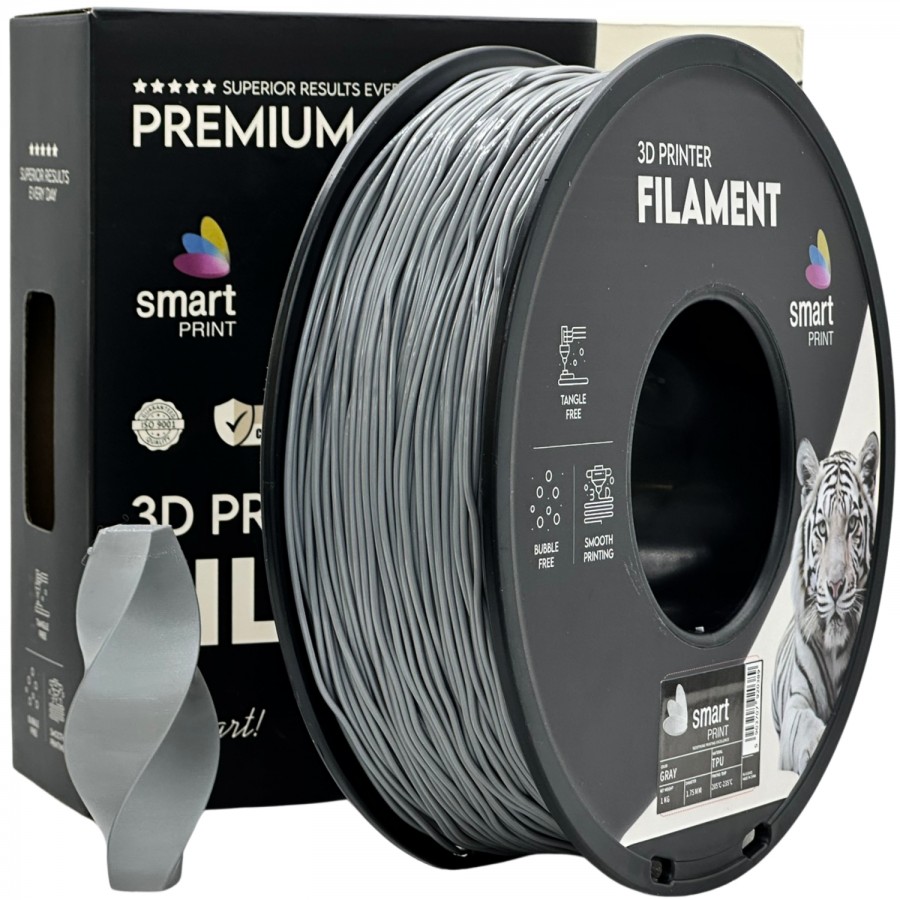 Filament Smart Print TPU Gri (Gray) - 1kg