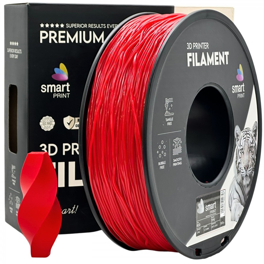 Filament Smart Print TPU Rosu (Red) - 1kg