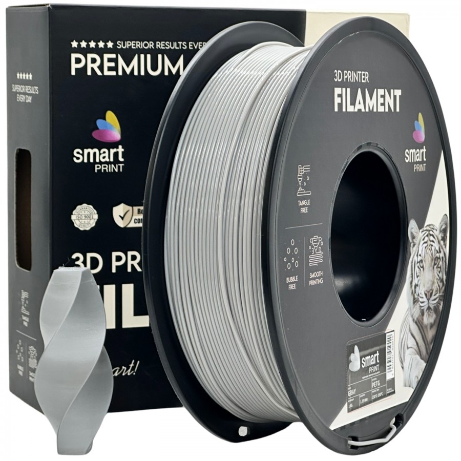 Filament Smart Print PETG Gri (Gray) - 1kg
