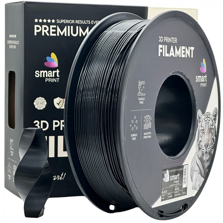 Filament Smart Print PETG Negru (Black) - 1kg