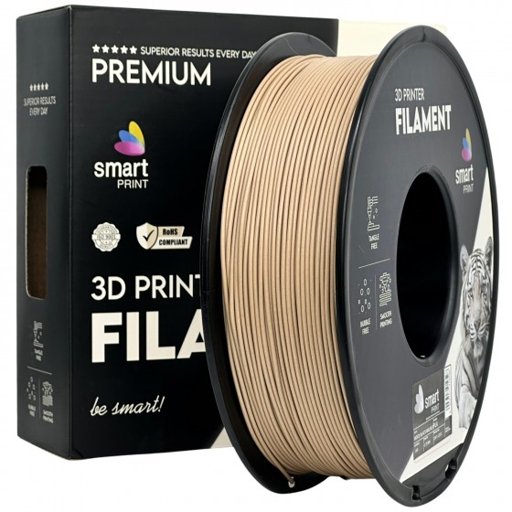 Filament Smart Print PLA Nuc Negru Lemn (Wood Black Walnut) - 1kg