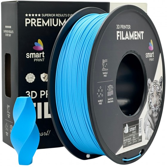 Filament Smart Print PLA Albastru Apa (Water Blue) - 1kg