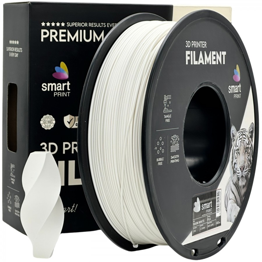 Filament Smart Print PLA Alb Cald (Warm White) - 1kg