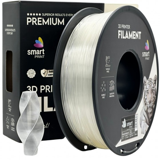 Filament Smart Print PLA Transparent - 1kg