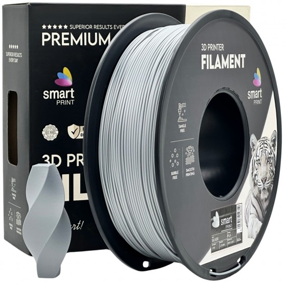 Filament Smart Print PLA Argintiu (Silver) - 1kg
