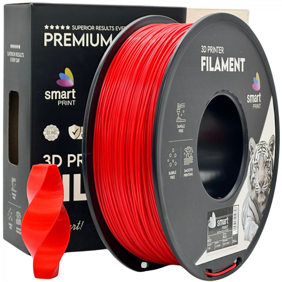 Filament Smart Print PLA Rosu (Red) - 1kg