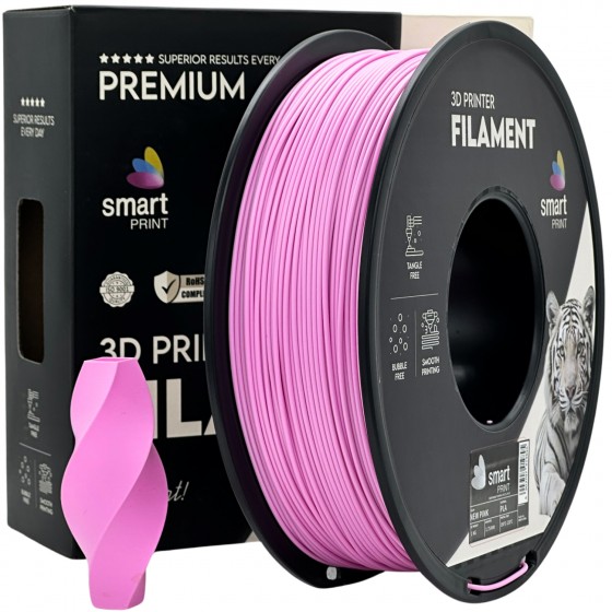 Filament Smart Print PLA Roz Nou (New Pink) - 1kg