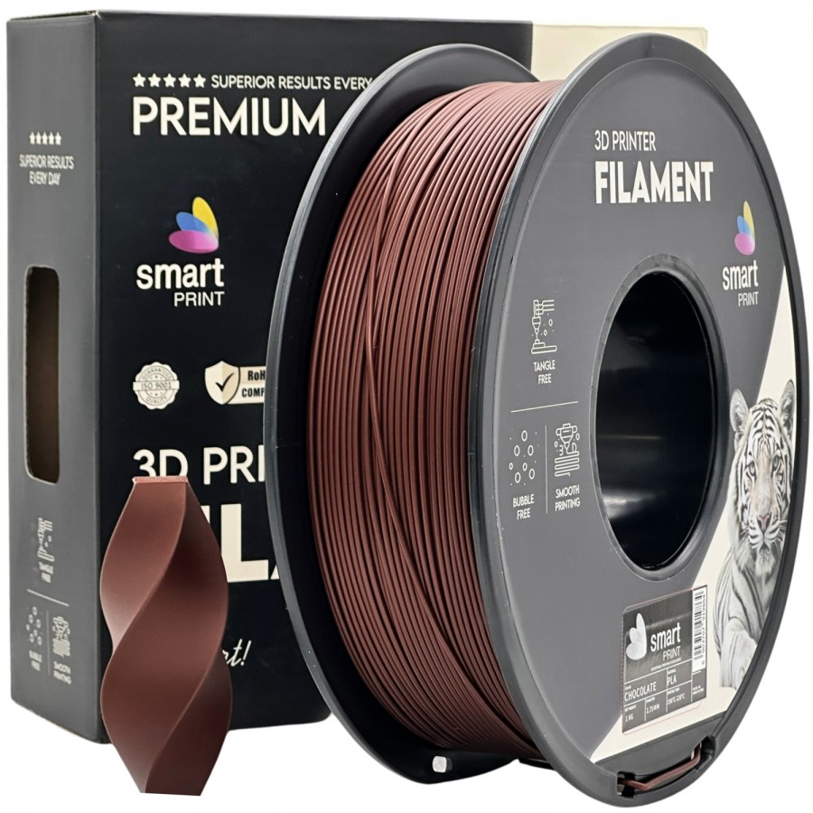 Filament Smart Print PLA Ciocolatiu (Chocolate) - 1kg